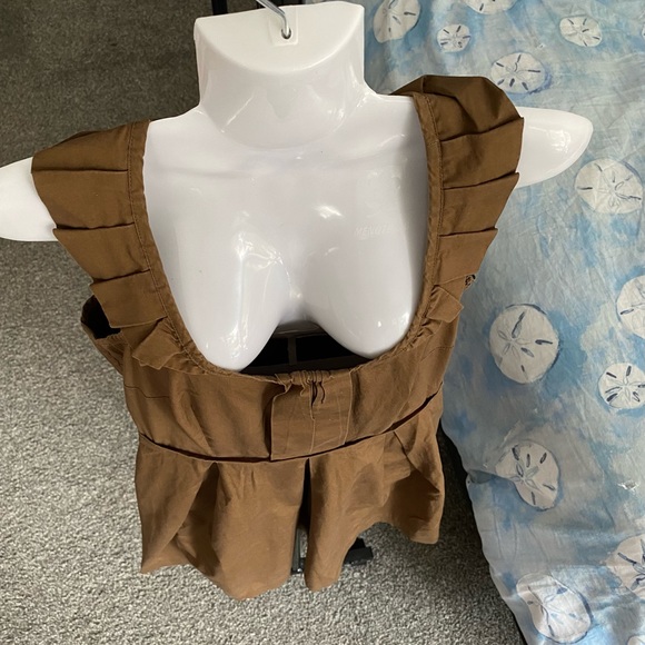 Ruffled Collar Pleated Swing Dress Martin + Osa - Picture 8 of 13